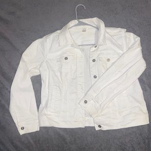 White Jean Jacket